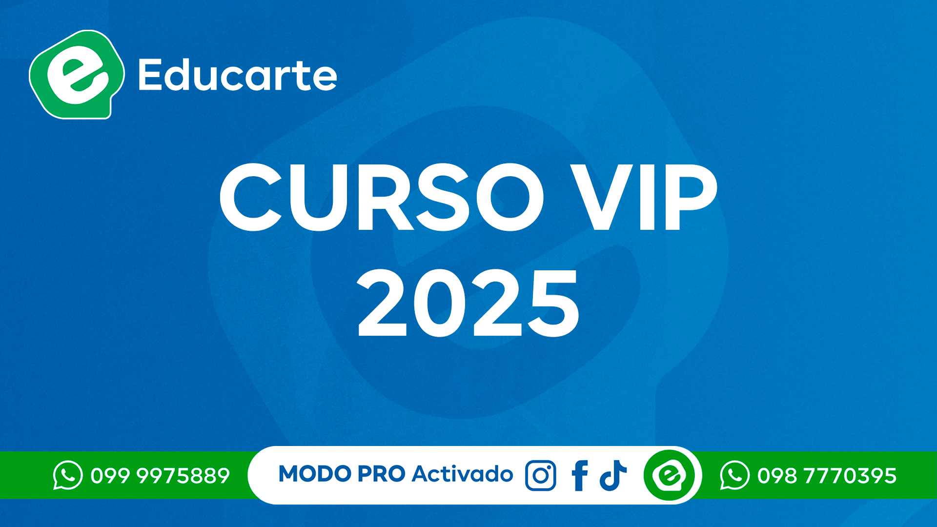 Curso VIP 1P - 2025